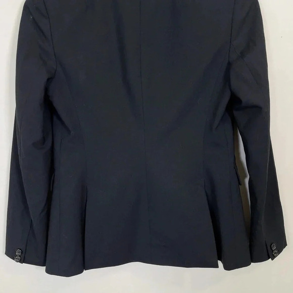BANANA REPUBLIC | WOOL  BLEND BLACK BLAZER - Picture 14 of 15